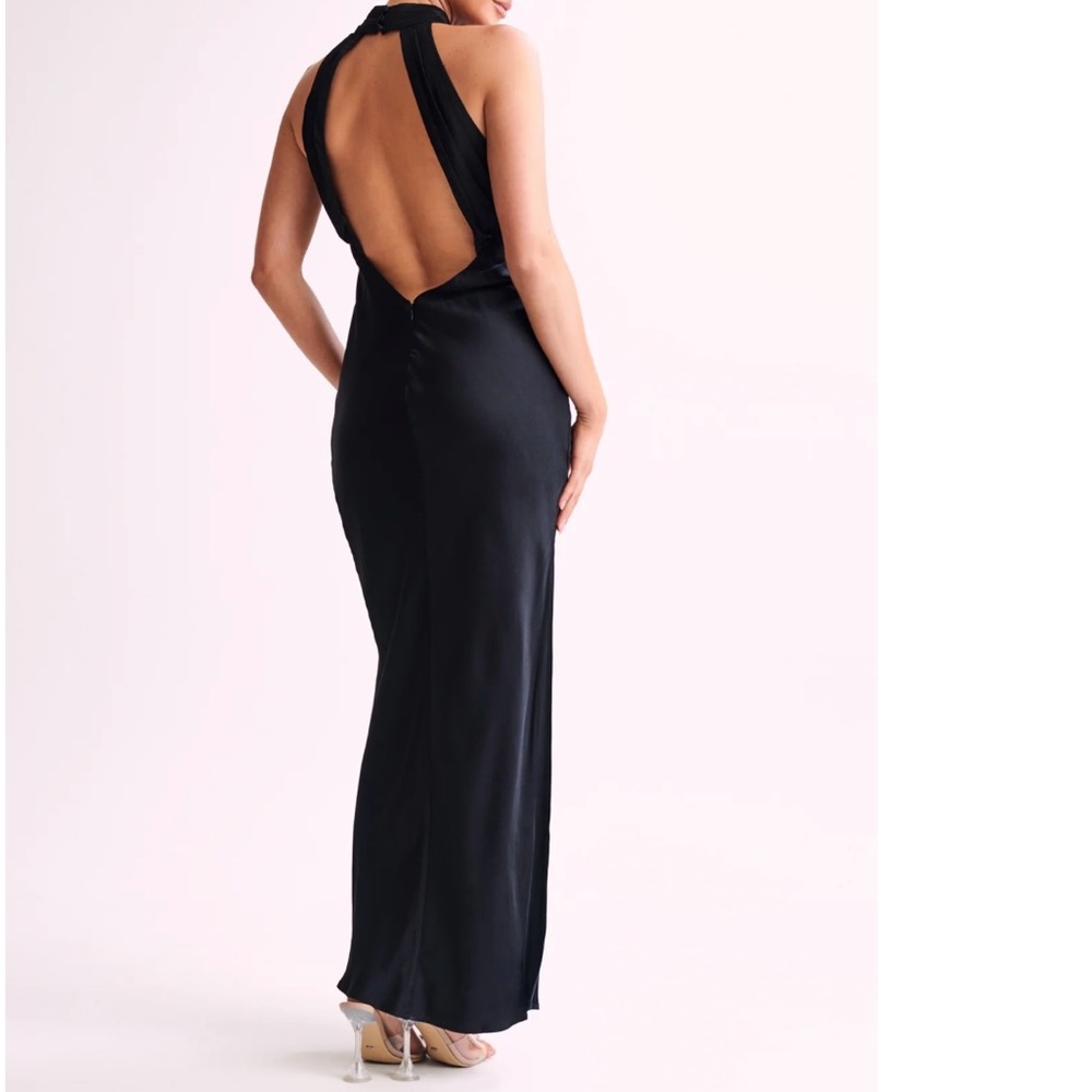 Black Meshki open back dress